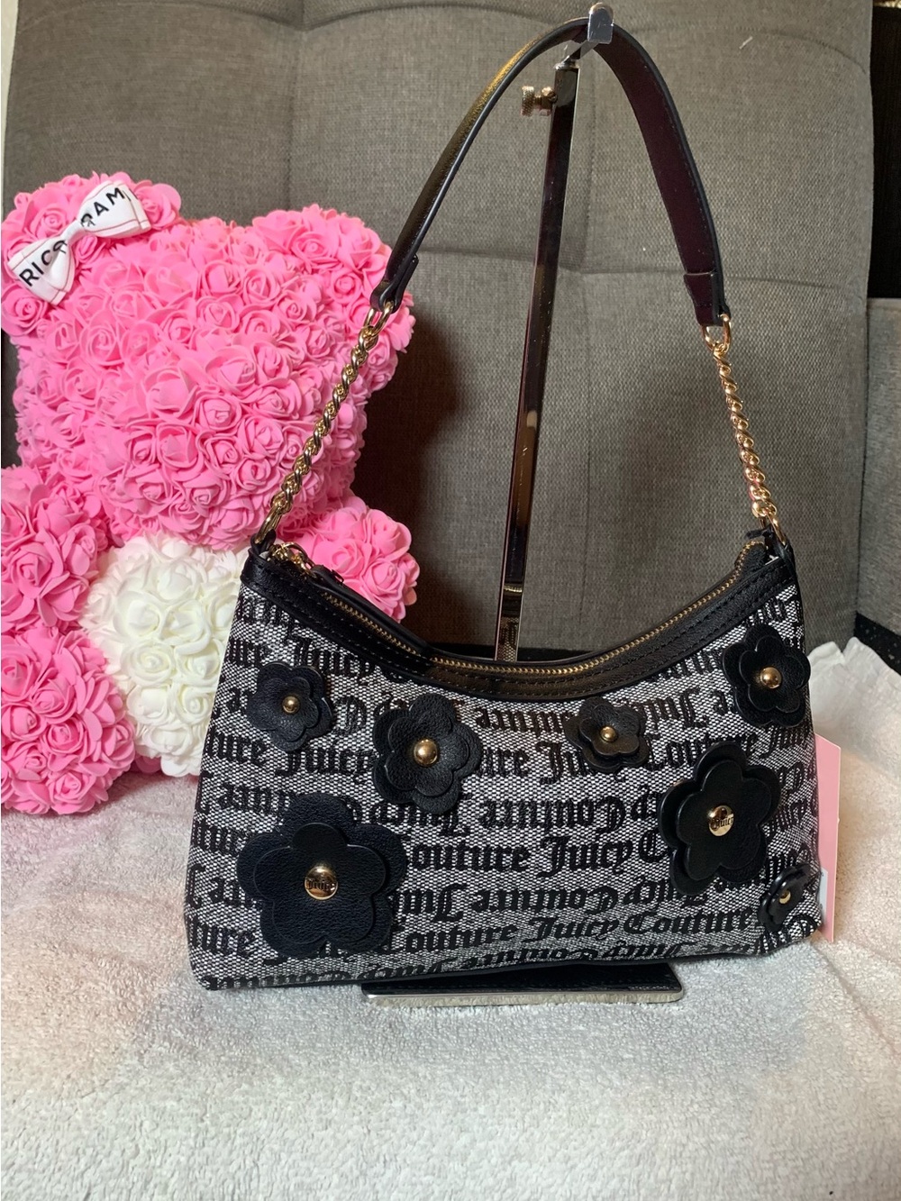 NWT Juicy Couture Floral Shoulder Bag
